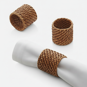 Rattan Napkin Rings Best Designs <b>Tissue</b> Holders High Quality for <b>Wedding</b> Party Restaurants Table Decoration - Product Image 1