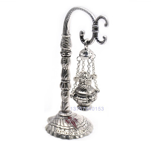Santiago De Compostela Metal Incense Burner <b>Ornament</b> Antique Silver Small Religious Home Decor Living Room Decoration - Product Image 1