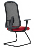 Chaise de bureau ergonomique moderne en maille avec soutien lombaire réglable et conception pivotante inclinable