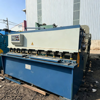 Cisaille à guillotine hydraulique d'occasion QC11Y 63200mm pour la découpe de tôles, fonctionnement manuel pour la cisaillement de plaques métalliques