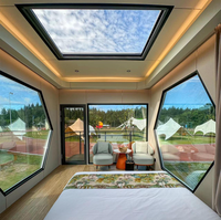Capsule Spatiale Moderne de Luxe pour Hôtels, Maisons Préfabriquées, Conteneur Modulaire, Habitation Innovante
