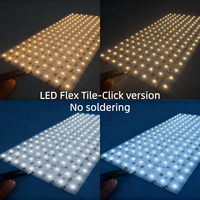 Panneau lumineux LED matriciel Ra90+ DC24V pour table, plafond, bureau, personnalisable CCT, application Tuya, WIFI, IP20/54