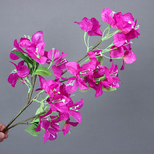 Fleurs de soie <span class=keywords><strong>Bougainvillier</strong></span> pour mariage Noël Halloween Retour École Nouvel An chinois Décor Triangle Prunier Fleur <span class=keywords><strong>Bougainvillier</strong></span> - Product Image 4