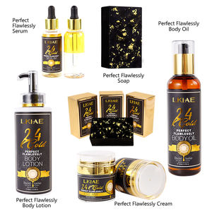 Oem הלבנה טיפול סט 24 קראט זהב פפפאיה ויטמין c ג לחות העור החלקה מתנה להגדיר עבור עור שחור - Product Image 5