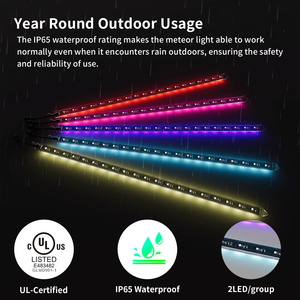 Gouly nhà máy trực tiếp ngoài trời LED <span class=keywords><strong>Meteor</strong></span> Shower đèn 12W 24V IP65 không thấm nước đèn sao băng giáng sinh - Product Image 3