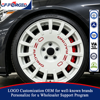 Jantes forgées monobloc CF Custom OZ Racing Rally 18-22 pouces blanc brillant 5x120 neuves pour Chevrolet Corvette Z06 C8