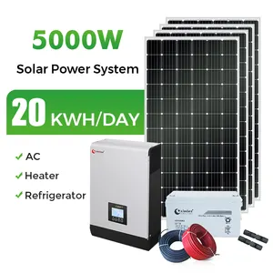 Стандартная оптовая цена 15 ква 15 кВт 5 кВт 5 кВт 10 ква автономная гибридная солнечная энергетическая система полная цена с литиевой батареей