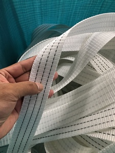 Sangle en polyester blanc SANBOO 40 mm, capacité de charge de 2 tonnes, sangle de fixation robuste pour la logistique - Product Image 5