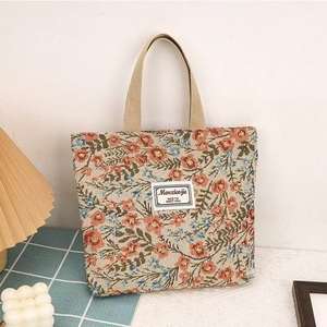 Sac fourre-tout en toile de coton personnalisé pour le voyage, promotionnel, grand format, lavable, durable, polyvalent, décontracté, pour la vente en gros - Product Image 3