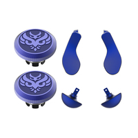 Nouveau jeu de capuchons et de palettes de joystick en métal 6 en 1 pour manette PS5 Elite, accessoires comprenant des capuchons de joystick, des palettes et un coffret cadeau exquis