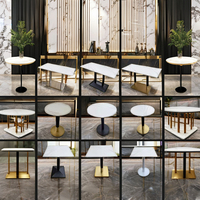 Ensemble de table et de chaises de salle à manger modernes et luxueuses à hauteur réglable avec plateau en MDF pour la maison, la salle de bain ou la cuisine