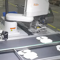 Robot articulé industriel SCARA à 4 axes contrôlé par PLC pour ligne de production, charge légère