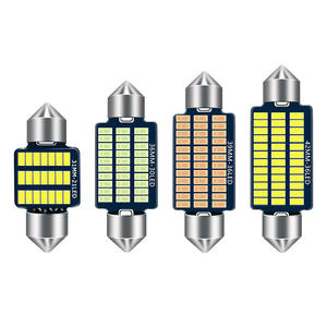 หลอดไฟ LED สำหรับรถยนต์ CANBUS ขนาด 31 มม. 36 มม. 39 มม. 42 มม. 3014 สำหรับอ่านหนังสือ ป้ายทะเบียน ไฟเพดาน ไฟโดมภายในรถยนต์ หลอดไฟแบบ Festoon สำหรับหลังคา - Product Image 5