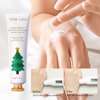Crema de Manos de Marca Privada OEM Mini 30g, Fragancia Duradera, Ecológica, Control de Grasa, Ácido Hialurónico, Nutrición Profunda