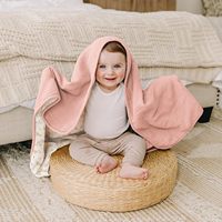 Couverture de berceau en coton super douce et légère pour bébé en mousseline