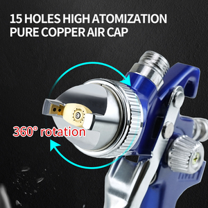 <span class=keywords><strong>Pistolet</strong></span> de pulvérisation HVLP de haute qualité 1,4/1,7/1,8 mm, <span class=keywords><strong>pistolet</strong></span> de pulvérisation <span class=keywords><strong>pneumatique</strong></span> manuel en métal, <span class=keywords><strong>pulvérisateur</strong></span> de peinture à air - Product Image 3