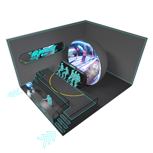 Solution de cinéma VR professionnelle, dôme de cinéma volant, cinéma dynamique de réalité <span class=keywords><strong>virtuelle</strong></span> pour les musées de <span class=keywords><strong>sciences</strong></span> et de technologies - Product Image 2