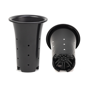 Pot d'<span class=keywords><strong>orchidée</strong></span> <span class=keywords><strong>transparent</strong></span> en plastique de taille différente d'approvisionnement d'usine avec des fentes de croissance de racine de trous latéraux - Product Image 1