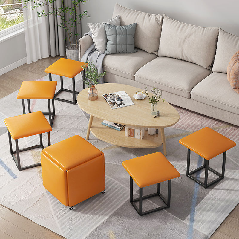 Cube Storage Ottoman Rubik's Cube Stool Folding Storage