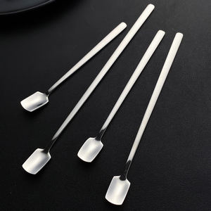 Agitadores <span class=keywords><strong>de</strong></span> café <span class=keywords><strong>de</strong></span> acero inoxidable, cucharas mezcladoras para bebidas, palitos agitadores <span class=keywords><strong>de</strong></span> cóctel, cuchara <span class=keywords><strong>de</strong></span> barra, cucharaditas largas para agitar - Product Image 4