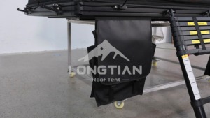 Tente de toit rigide en aluminium RTT, tissu 280G, auvent 420D, ouverture automatique hydraulique, fenêtre de ventilation, étanche, 4x4, OEM - Product Image 4