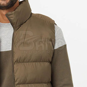 Chaleco acolchado para hombre de alta calidad hecho a medida transpirable y para invierno recién llegado con MOQ bajo - Product Image 3