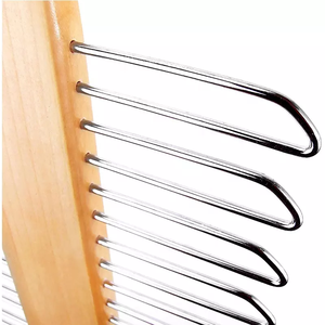 Cravate en bois de qualité supérieure et cintre de ceinture 360 degrés rotation organisateur support antidérapant 20 crochets affichage cintre de cravate - Product Image 5