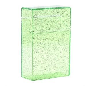 Accessori per il fumo delle ragazze portasigarette per tabacco rosa in plastica trasparente carino tascabile da donna per regalo da donna - Product Image 5