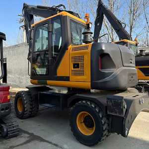 Excavadora de Ruedas Multifuncional PW85 Usada en Venta, de 5-9 Toneladas, para Construcción, Construcción de Carreteras y Agricultura - Product Image 2