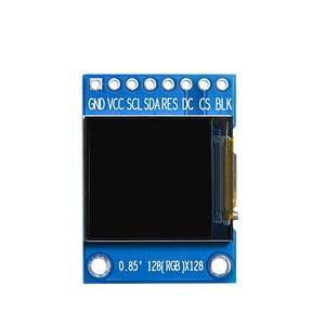 0.85นิ้ว IPS TFT โมดูลแสดงผล LCD 128x128 GC9107ไดรเวอร์8PIN SPI หน้าจอสีขนาดเล็ก PCBA สำหรับอุปกรณ์ที่สวมใส่ได้ - Product Image 6