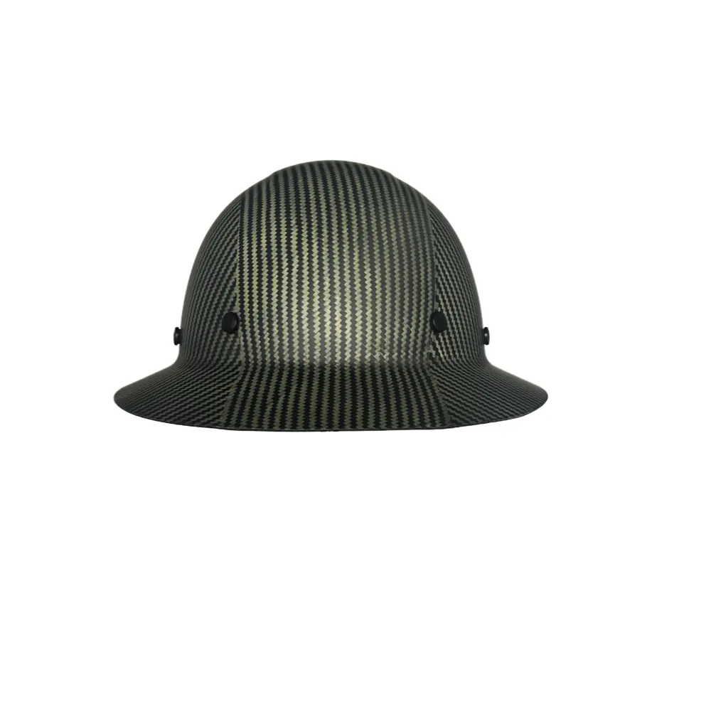 Type 2 Class G Engineering Mining Carbon Fiber Helmets Protection Construction Hard Hats Styles Ventilated Full Brim Industrial