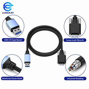 Cable de Datos LUNGKAY <span class=keywords><strong>USB</strong></span> <span class=keywords><strong>3.2</strong></span> <span class=keywords><strong>Gen</strong></span>(3.0) a <span class=keywords><strong>Micro</strong></span>-<span class=keywords><strong>B</strong></span>, Macho a Macho, 5Gbps, 3m |   3M, <span class=keywords><strong>3.2</strong></span> <span class=keywords><strong>Gen</strong></span> <span class=keywords><strong>1</strong></span>, para Discos Duros Externos HDD SSD - Product Image 2