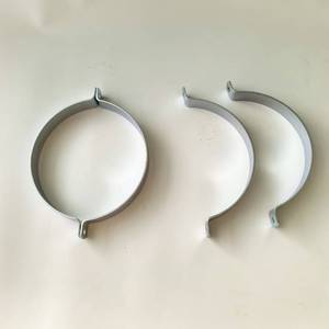 OEM ODM Custom High Quality Stainless Steel Spring <strong>Clip</strong> Spiral Flat Steel Wire Forming <strong>Clips</strong> Tube Buckle - Product Image 1