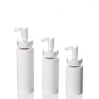 Flacon Pompe Airless Transparent Blanc en Plastique pour Vente en Gros Usine 100/150/300ml – Après-shampoing, Lait Corporel, Shampoing, Soins de la Peau