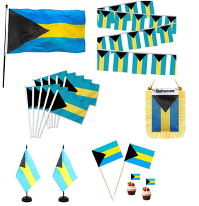 Drapeaux personnalisés promotionnels des Bahamas, assortiment complet <span class=keywords><strong>de</strong></span> drapeaux <span class=keywords><strong>pour</strong></span> la décoration d'événements et souvenirs - Product Image 1