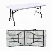 Outdoor Granit Quadratischer Kunststoff-Klapptisch Hergestellt in China