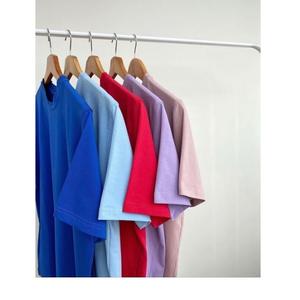 Men's Heavyweight Custom Logo T-Shirt High Quality Oversized Plus Size Cotton Customized Plain Style Clothing - Product Image 1