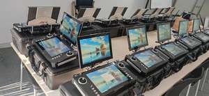 Système de station de contrôle au sol pour drone portable robuste T30S, télécommande à double écran GCS, portée de 15 km, autonomie de 3 heures, recherche et sauvetage - Product Image 6