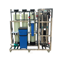 Système de purification d'eau RO industriel 500 LPH, purification d'eau de lac, de puits, résine, réservoir, moteur, filtre à eau, noyau de filtre