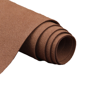 جلد شمواه مزدوج من الجلد المدبوغ وصديع البيئة جلد ميكروفايبر معاد تدويره للأحذية جلد صناعي للأحذية من جلد الغزال المايكروفايبر - Product Image 2