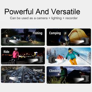 Cámara Deportiva de Alta Resolución 1080P, Montada en la Cabeza, Grabadora con Ángulo Amplio de 120°, Visión Nocturna, para Motociclismo y Fotografía Aérea, CMOS - Product Image 6
