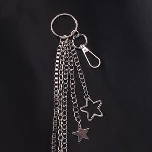 Chaîne de taille Hip Hop Punk multicouche avec pendentif étoile à cinq branches en alliage de zinc, unisexe, pour usage quotidien, chaîne de corps tendance - Product Image 3