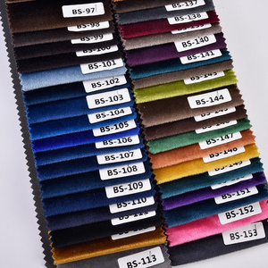 Fabbricazione cinese 100% tessuto per ragazze in poliestere impermeabile <span class=keywords><strong>BabyFace</strong></span> turco lavorato a maglia Holland velluto tinta unita tinto Interlining - Product Image 5