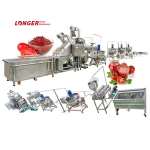 Automatic Tomato Sauce Extractor Machine Tomato Paste Making Production Line