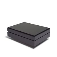 Emballage de boîte de peinture pour lingots frappés d'une seule pièce Laque Mdf Wood Precious Collecting Gold bar in clear Blister Card case