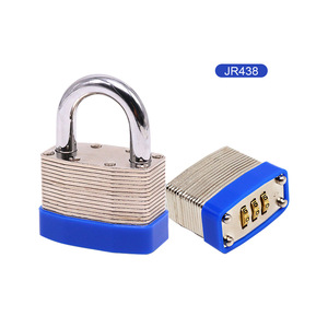 Yuefeng Combination <b>Padlock</b> JR438 Three Wheel Short Shackle Industrial Anti-theft Lock Home Use - Product Image 1