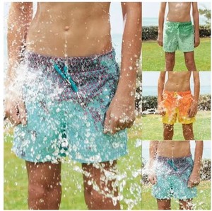 Men's Casual Knee-Length Woven Mid Waist <b>Board</b> Shorts Breathable Quick Dry Eco-Friendly Windproof Elastic Waist 100% Polyester - Product Image 4
