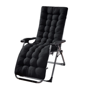 Coussin <span class=keywords><strong>de</strong></span> chaise longue d'extérieur, coussin <span class=keywords><strong>de</strong></span> siège pour chaise à bascule, coussin lombaire pour <span class=keywords><strong>baie</strong></span> vitrée, pliable et écologique - Product Image 3
