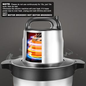 Wholesale Whole Sale 3L Stainless Steel Household Large <b>Meat</b> <b>Grinders</b> for Kitchen Automatic Slicers Machine - Product Image 4