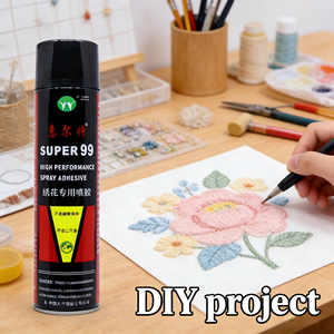 Adhesivo en Aerosol <span class=keywords><strong>para</strong></span> Bordados, No Tóxico, Sin Manchas, <span class=keywords><strong>para</strong></span> Tela Blanca, Sin Residuos, <span class=keywords><strong>Pegamento</strong></span> de Larga Duración <span class=keywords><strong>para</strong></span> <span class=keywords><strong>Ropa</strong></span> de Bebé, Lencería, Juguetes - Product Image 5